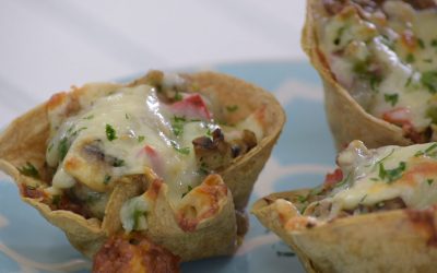 Cazuelitas rellenas de carne